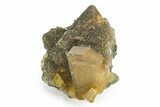 Sparkling Golden Barite Cluster - Xiefang Mine, China #242579-1